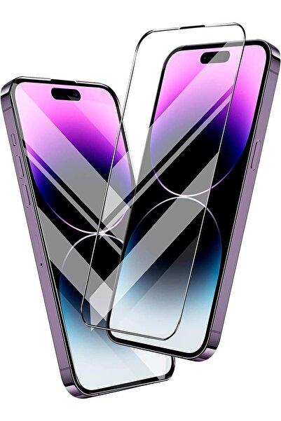 HyperAge واقي شاشة متوافق مع iPhone 14 Pro Max (6.7') عالي الدقة بتغطية كاملة...