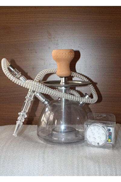 CevherTicaret Büyük Boy Paslanmaz Çelik Nargile Takımı