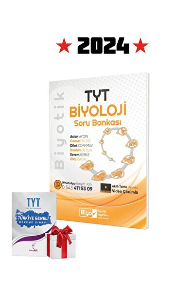 Biyotik Yayınları TYT BİYOTİK SORU BANKASI BİYOLOJİ