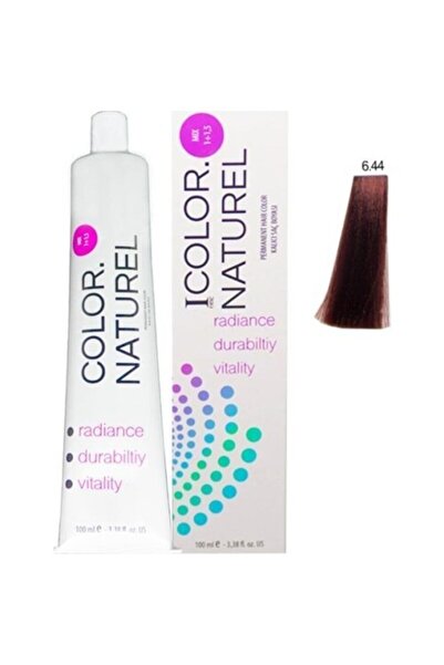 Color Naturel 6.44 Koyu Yoğun Bakır Kalıcı Saç Boyası 100 ml