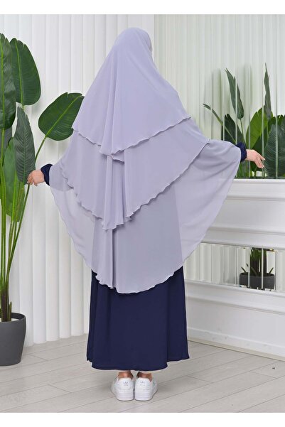 Modamix Chiffon Shawl Ready-made Veiled Practical Scarf Hijab Hijab 3 Layers - Cover Souffle 827