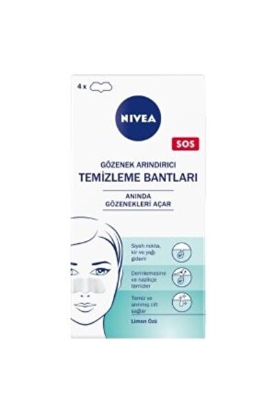 NIVEA Gözenek Arındırıcı Temizleme Bantları 4 Adet