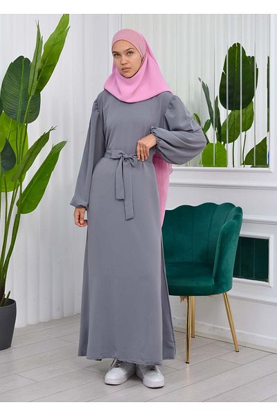 Modamix Belted Plain Dress 827