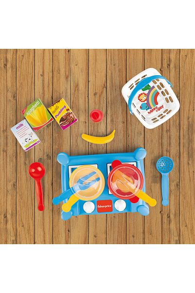 FISHER PRICE 1822 Full Fisher Price Stove Set