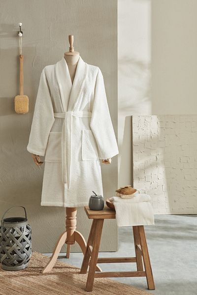 Karaca Home Σετ μπουρνούζι Andy Offwhite - 100% βαμβάκι, L/XL
