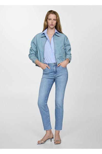 MANGO Woman Pantaloni Claudia Slim Fit Crop Jean
