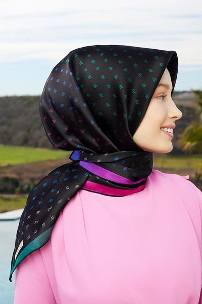Armine Sura 8936Ds-53 Silk Scarf - Nostalgia Design
