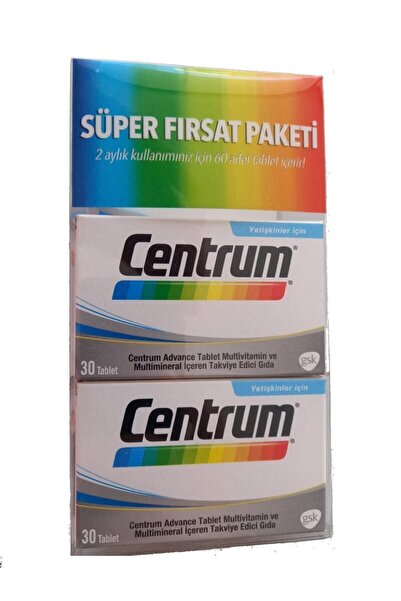 Centrum Advance 30tablet Ikili Süper Fırsat Paketi