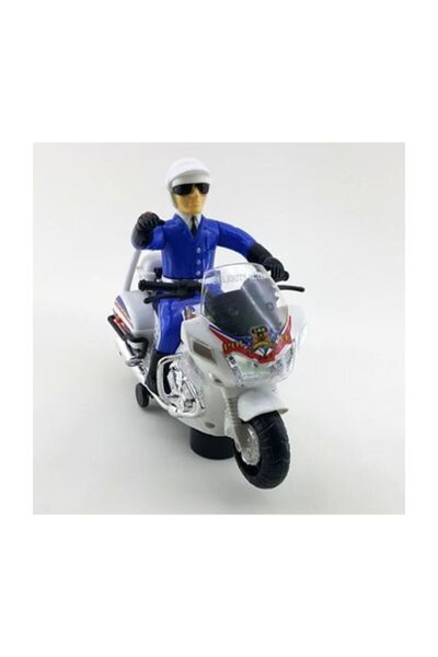 Cansu Oyuncak Pilli Işıklı Ve Sesli Hareket Edebilen Polis Motor