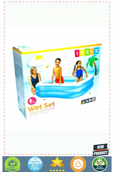 OMZ Ih57180 Family Pool - 5 Liter Girl Boy Toys, 203x152x48cm Educational Toy
