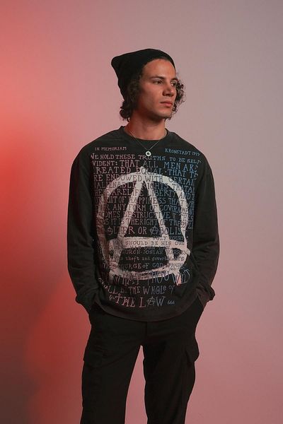 Overdrive Tricou cu mânecă lungă Anarchist Vintage