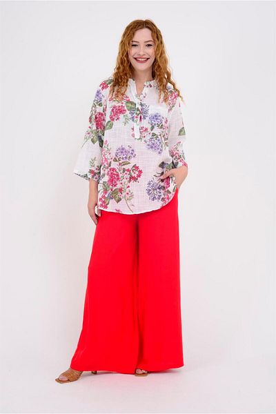 Park Moda 15455-3 Cămașă cu model hortensie