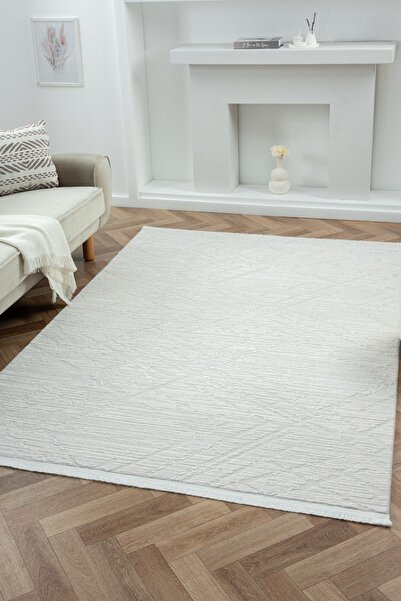 MOQA HALI Luna 1002 Krem Dokuma Halı