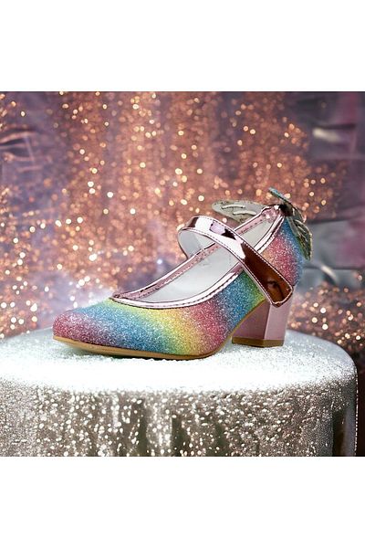 JOJO KIDS Pantofi de seara eleganti cu toc pentru fete
