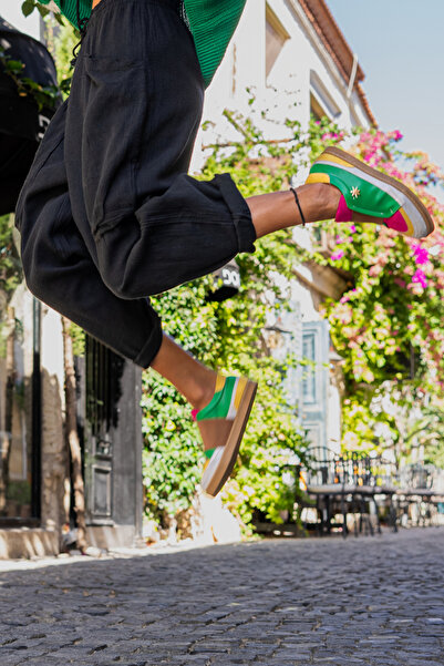 Güneşkızı Guki35 Women's Multi Daily Comfortable Vegan Courage Sneaker Gk-spica054