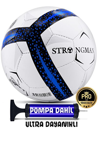 Telvesse Futbol Topu Pompalı Set Profesyonel El Dikişli Dayanıklı Sert Zemin ...