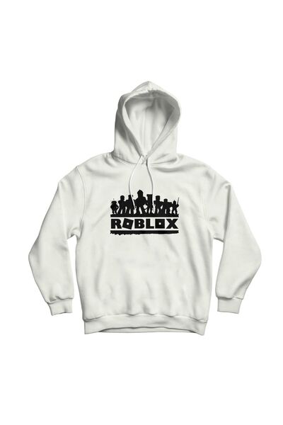 The Baski Unisex bela Roblox dizajnirana Sa kapuljačom 100% pamuk pakovanja, ...