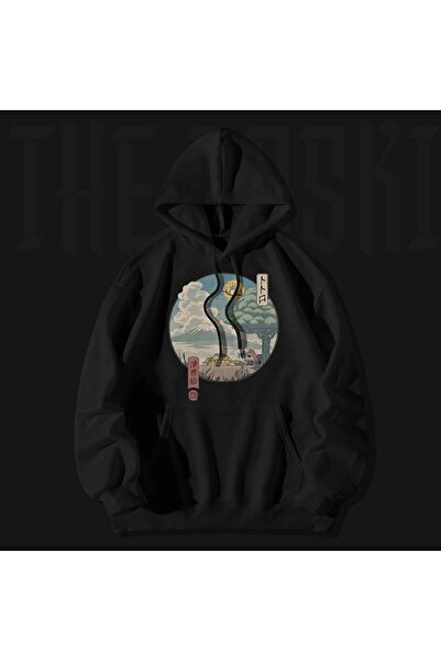 The Baski Unisex crna anime kawaii Štampano anime visokokvalitetna premium ma...