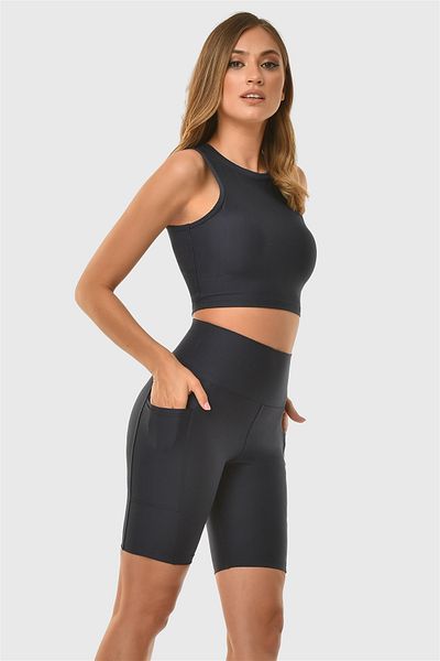 Superstacy Navy Blue Sports Bustier