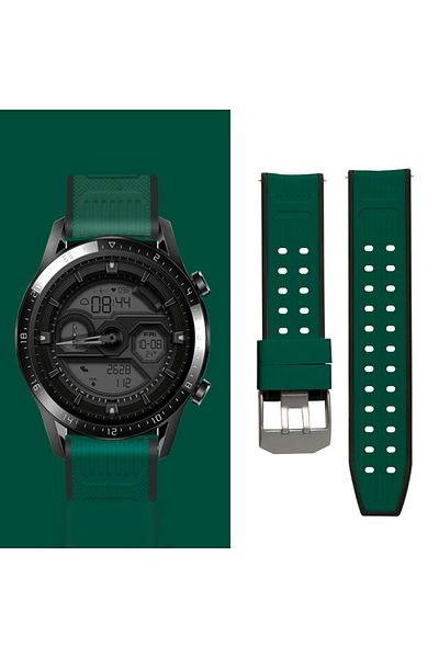 CONOCER Qcy Gtc Compatible 22mm Patterned Cord Strap