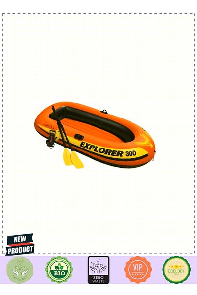 OMZ Explorer Ib58332 Inflatable Boat - 300 186kg, 5 Liters, Girl Boy Toys, Educational Toy