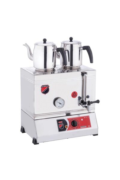 Işıkgaz Silverinox 30 Luk Elektrikli 20 Litre 2 Demlikli Çay Kazanı