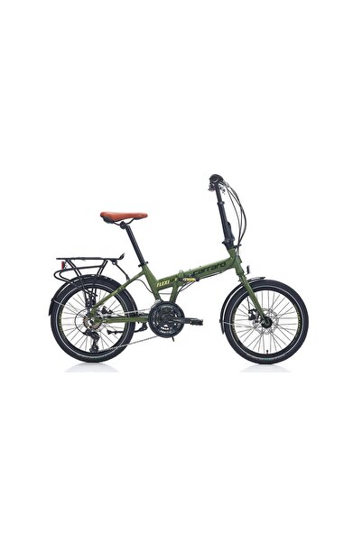 Carraro Flexi 121d 350h Katlanabilir Bisiklet Mat Haki-yeşil-siyah