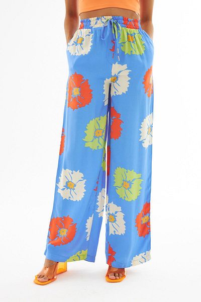 Orfeo Negro PANTALONI CONFORTAȚI CU MOBIL FLORAL DE FEMEI