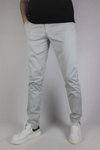 inpool Men's Stone Slim Fit Slim Fit Side Pocket Chino Pants