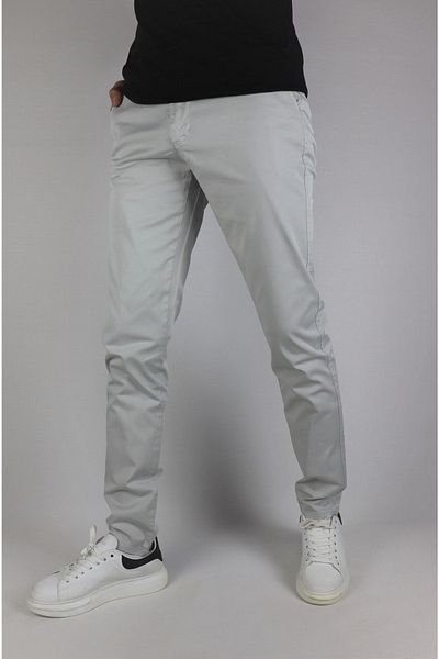 inpool Men's Stone Slim Fit Slim Fit Side Pocket Chino Pants