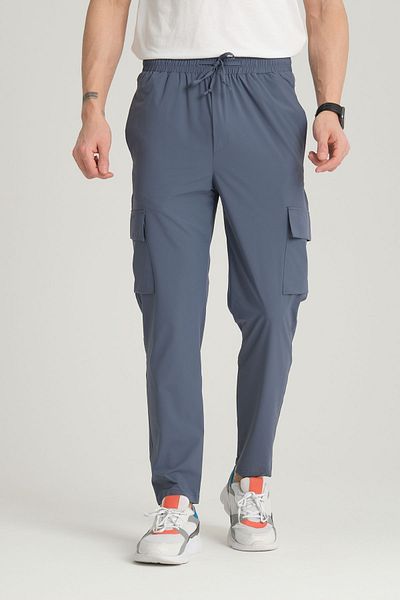 inpool Men's, regular fit, water repellent (proof), parachute fabric, cargo pocket, rubber pants 24INP276