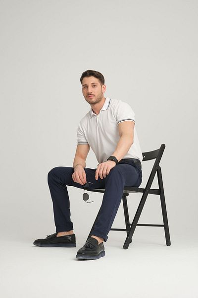 inpool Men's, cotton, flexible, large size, old money culture, chino-canvas, pants 24INP275