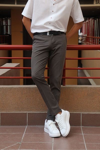 inpool Ανδρικό, slim-fit, ελαστικό ύφασμα, πλύσιμο, παλιά οικονομική κουλτούρα, παντελόνι 24INP277