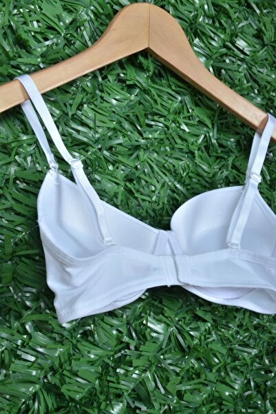 Le Jardin Γυναικείο λευκό σουτιέν με επένδυση χωρίς αυτιά με επένδυση 7050