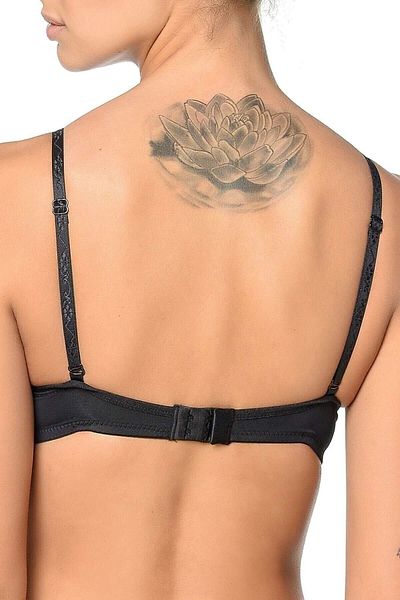 Orkide Women's Black Padded Cup Bra CLAUDIA