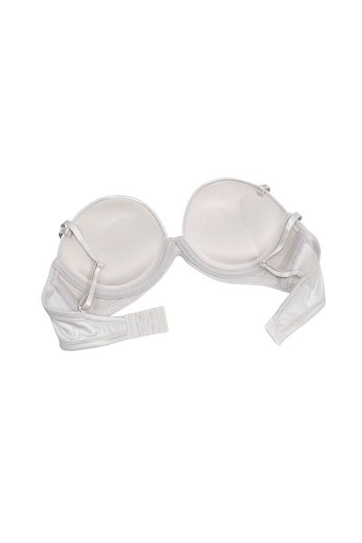 Le Jardin Women's Magic Double Padded Strapless Bra Ecru 7036 Blanche