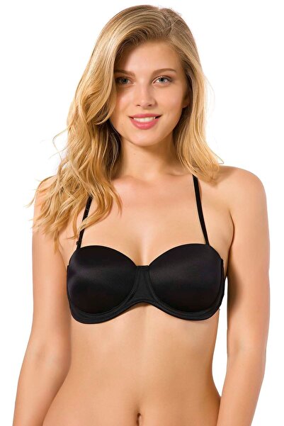Le Jardin Nepodstavljeni grudnjak Lilian Bez bretela Osnovni | Crni
