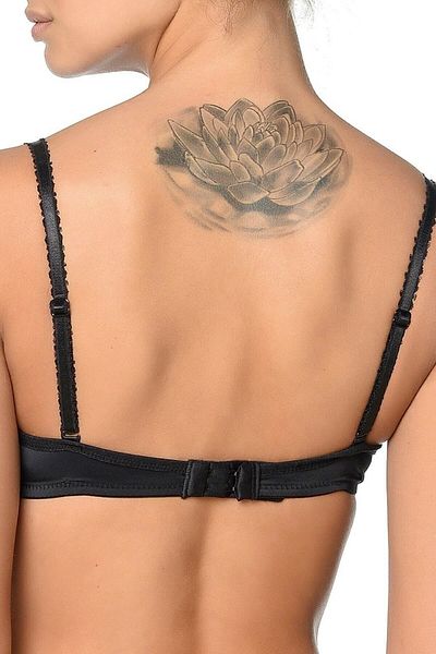 Orkide Women's Black Padded Cup Basic Bra 2350