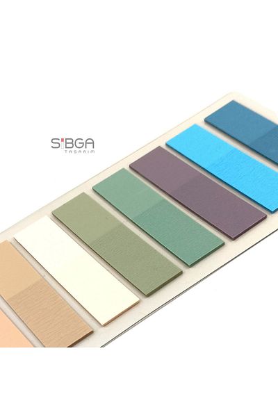 sibga tasarım Transparent Colored Postit Post-it Post It.Bookmark Bookmark Postit Sticker Note Paper 200 Sheets