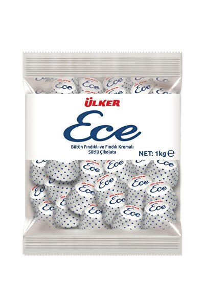 Ülker Ece Ikramlık Çikolata Fındıklı Poşet 1 kg.