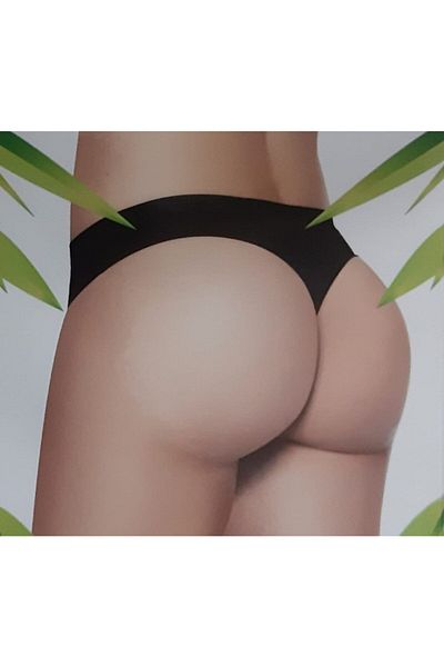 Q-EN 3 Pieces Women's Bamboo String Panties