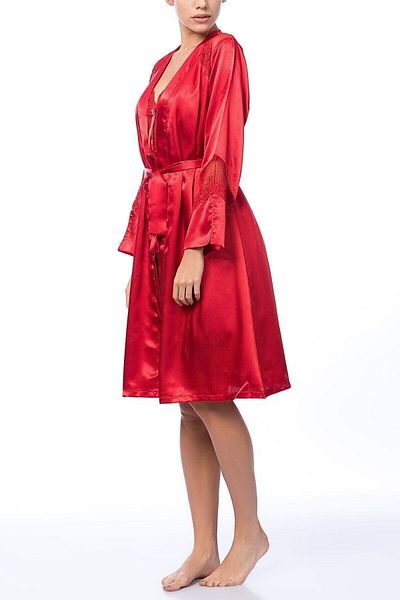 Nurteks Set kimono roz pentru femei