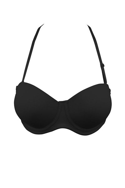 Le Jardin Μαύρο λουράκι Push Up Γυναικείο σουτιέν 7042 Ivonne