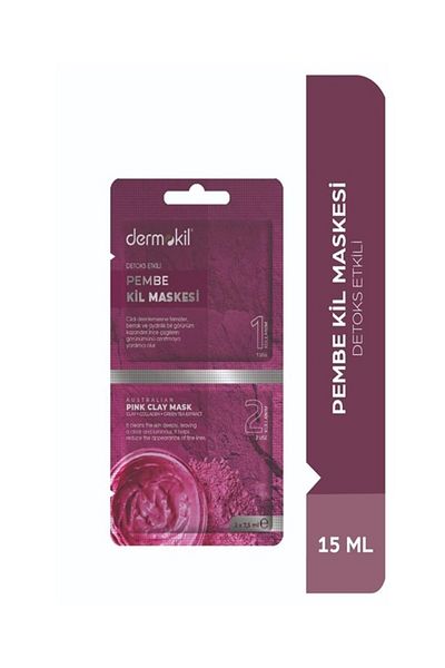 Dermokil Pink Detox Effect Clay Mask - 15 ml