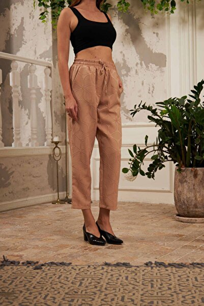 Orfeo Negro ΓΥΝΑΙΚΕΙΟ ΠΑΝΤΕΛΟΝΙ ΜΕ ΣΧΕΔΙΟ CASUAL ΕΝΤΥΧΙΣΜΕΝΟ ΜΕ ΣΧΕΔΙΟ