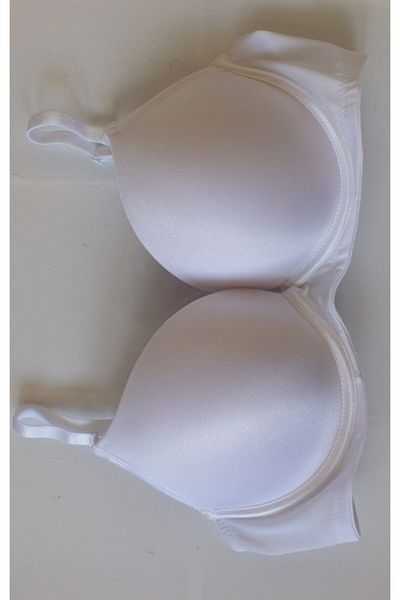 Le Jardin Women's White Micro Covered Magic Double Padded Bra