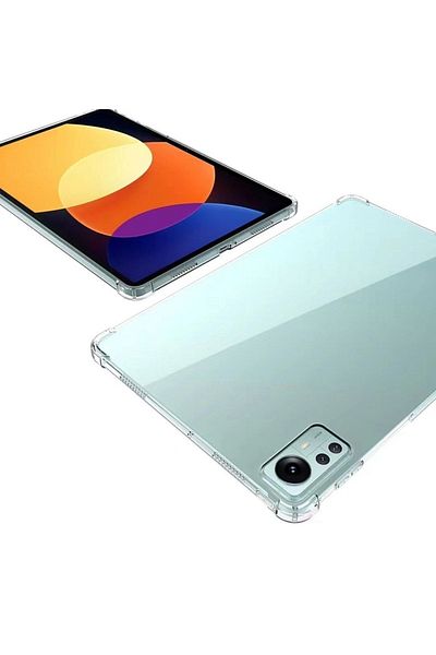TEKNETSTORE Xiaomi Redmi Pad 4gb / 6gb 128gb 10.6 بوصة متوافق مع حافظة الكمبيوتر اللوحي الشفافة الواقية ممتص الصدمات