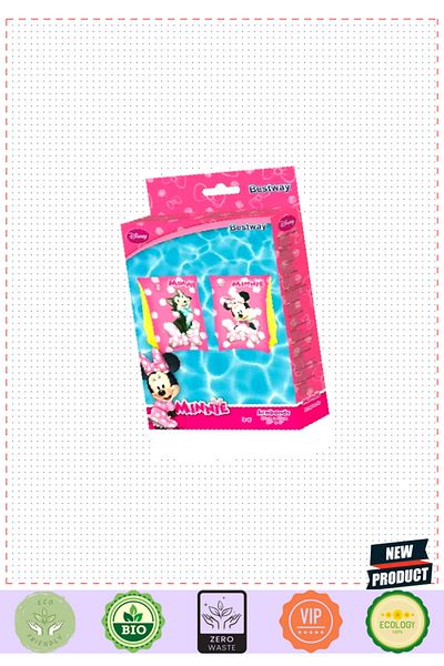 OMZ Minnie 25cm Children's Arm Sleeves Girls' Arm Sleeves Bagel Baby Arm Sleeves Bagel Children's Swimming Arm Sleeves