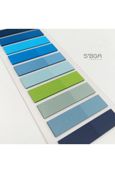 sibga tasarım Transparent Colored Postit Post-it Post ItBookmark Bookmark Postit Sticker Note Paper 200 Sheets