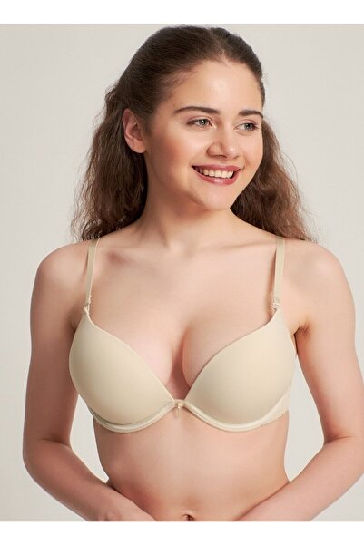 Le Jardin Жіночий бежевий бюстгальтер з підкладкою, що збільшує груди